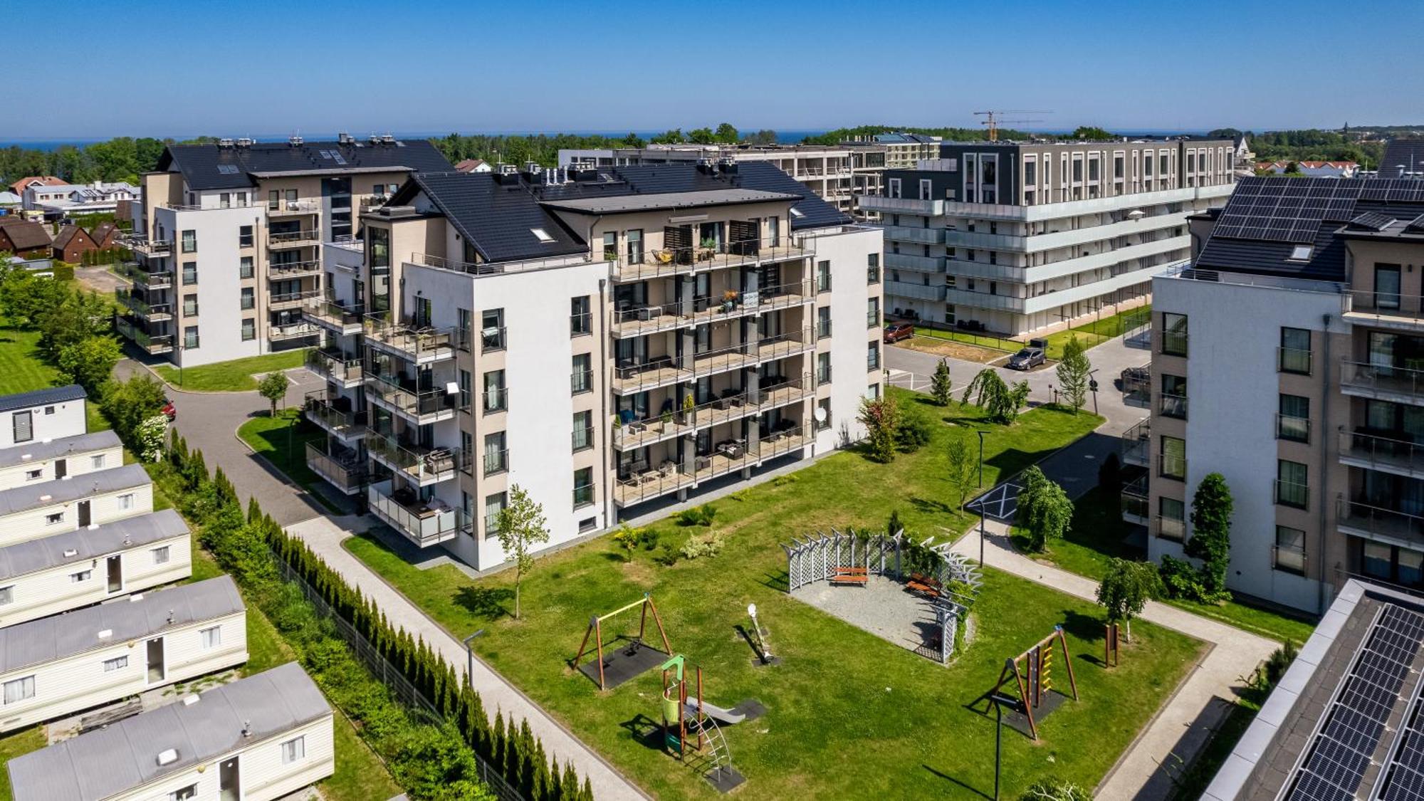Apartamenty Sun & Snow Piec Morz Z Basenem Sianożęty Exterior foto
